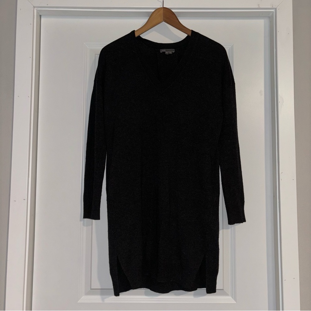 Vince Wool V Neck Sweater Dress / Size XS